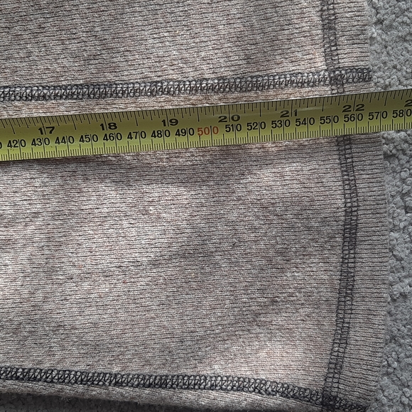 Women's Carve Designs Fitted Activewear Brown Fleece Half Zipper Sweatshirt SZ L - Picture 9 of 9